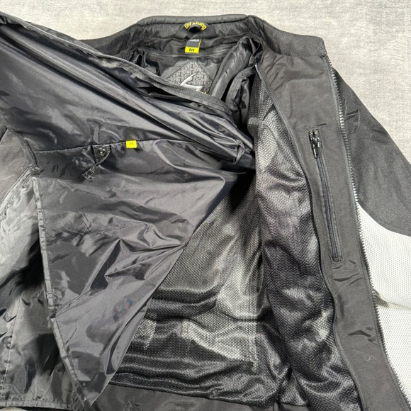 Scorpion EXO Motorcycle Jacket Womans Medium Black Leather Riding Biker Moto - Picture 9 of 16